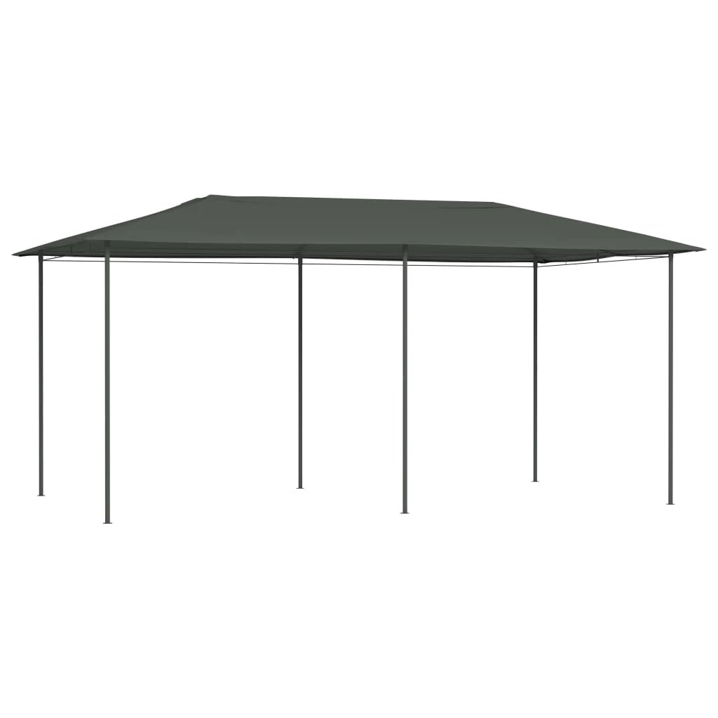 vidaXL Gazebo 3x3x2.6 m Anthracite 160 g/m² by vidaXL