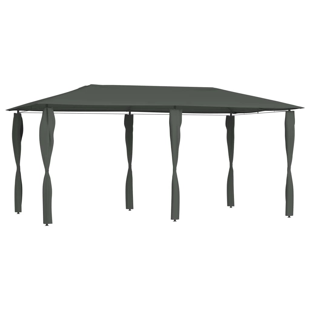 vidaXL Gazebo 3x3x2.6 m Anthracite 160 g/m² by vidaXL