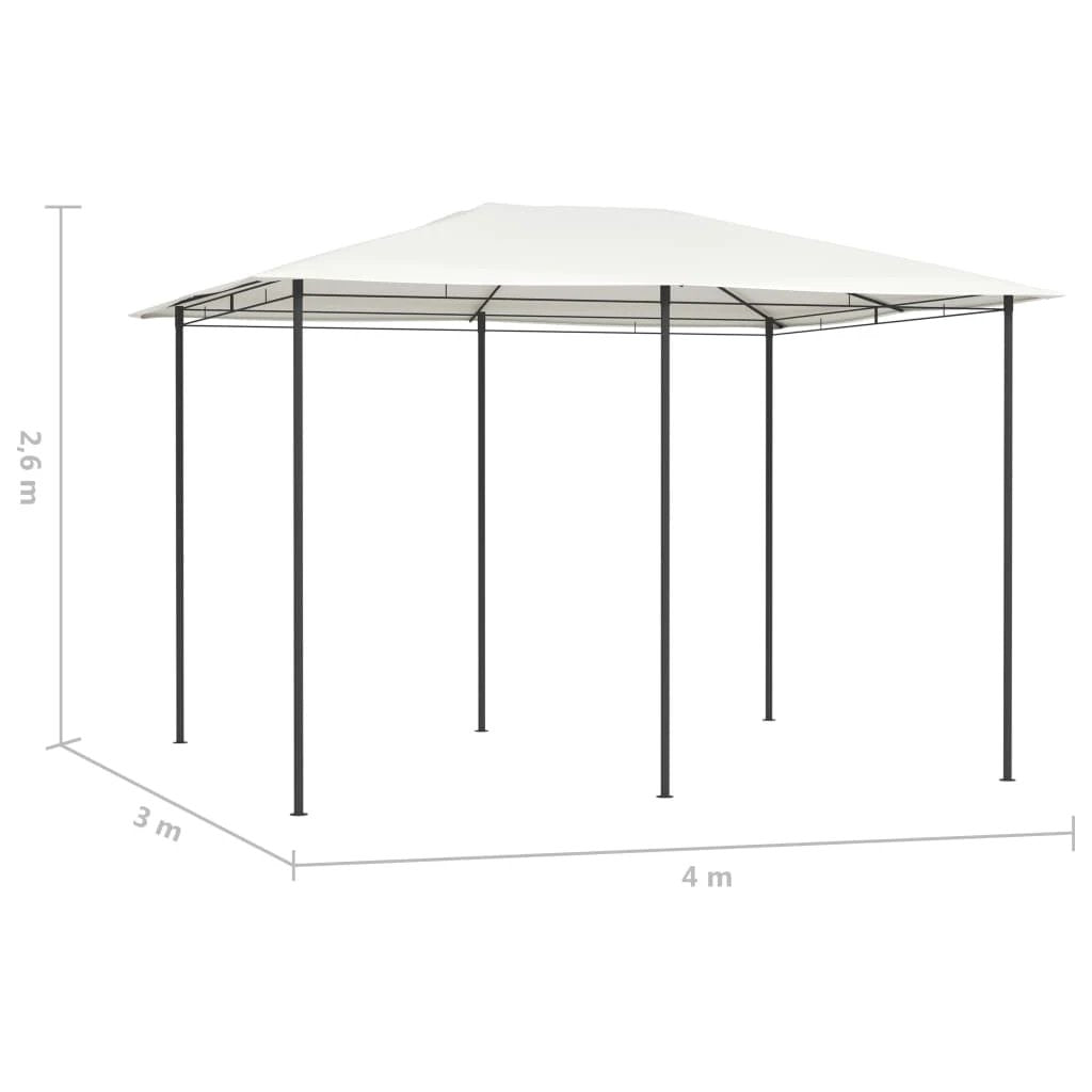 vidaXL Gazebo 3x3x2.6 m Anthracite 160 g/m² by vidaXL