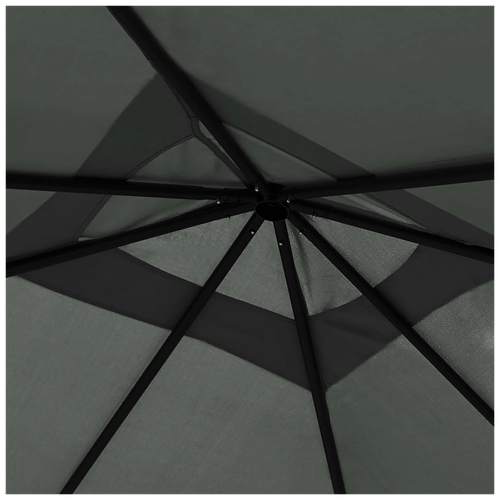 vidaXL vidaXL Gazebo 3x3x2.6 m Anthracite 160 g/m² - Gazebos