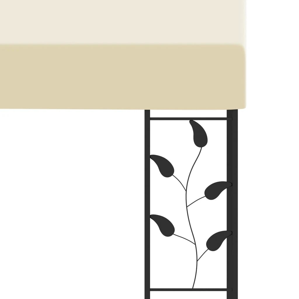 vidaXL vidaXL Wall-mounted Gazebo 3x3x2.5 m Cream - Gazebos