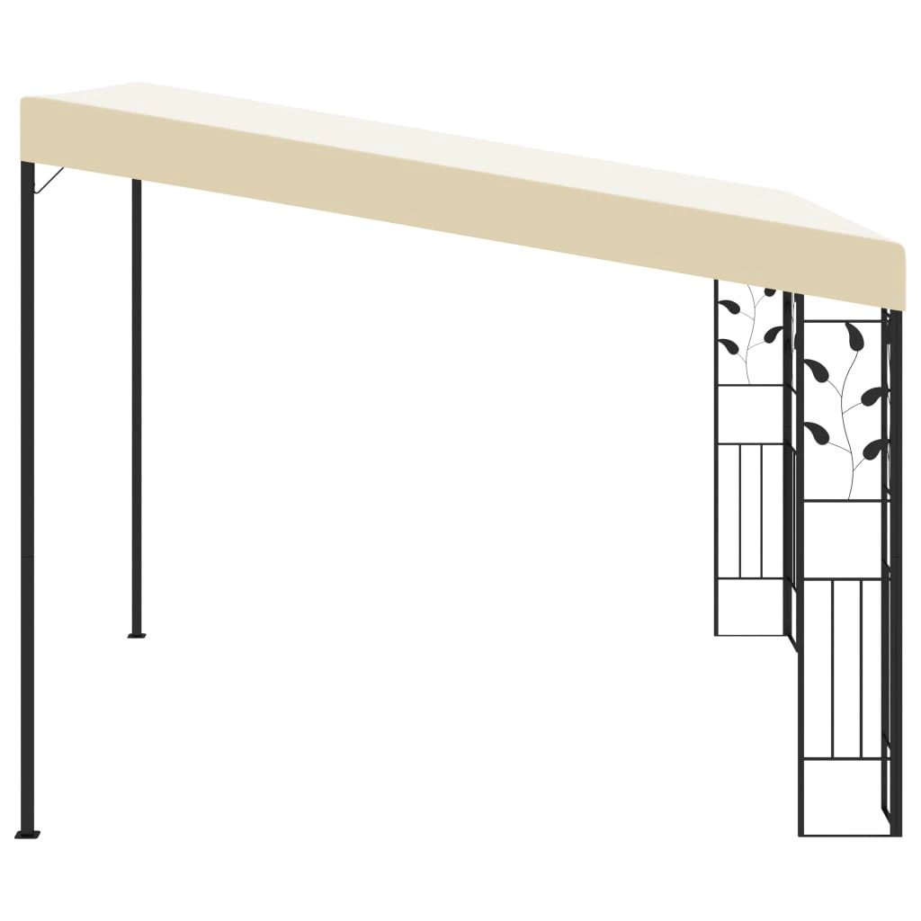 vidaXL vidaXL Wall-mounted Gazebo 3x3x2.5 m Cream - Gazebos