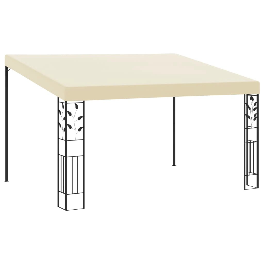 vidaXL vidaXL Wall-mounted Gazebo 3x3x2.5 m Cream - Gazebos