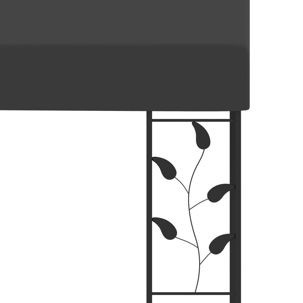 vidaXL vidaXL Wall-mounted Gazebo 3x3x2.5 m Cream - Gazebos
