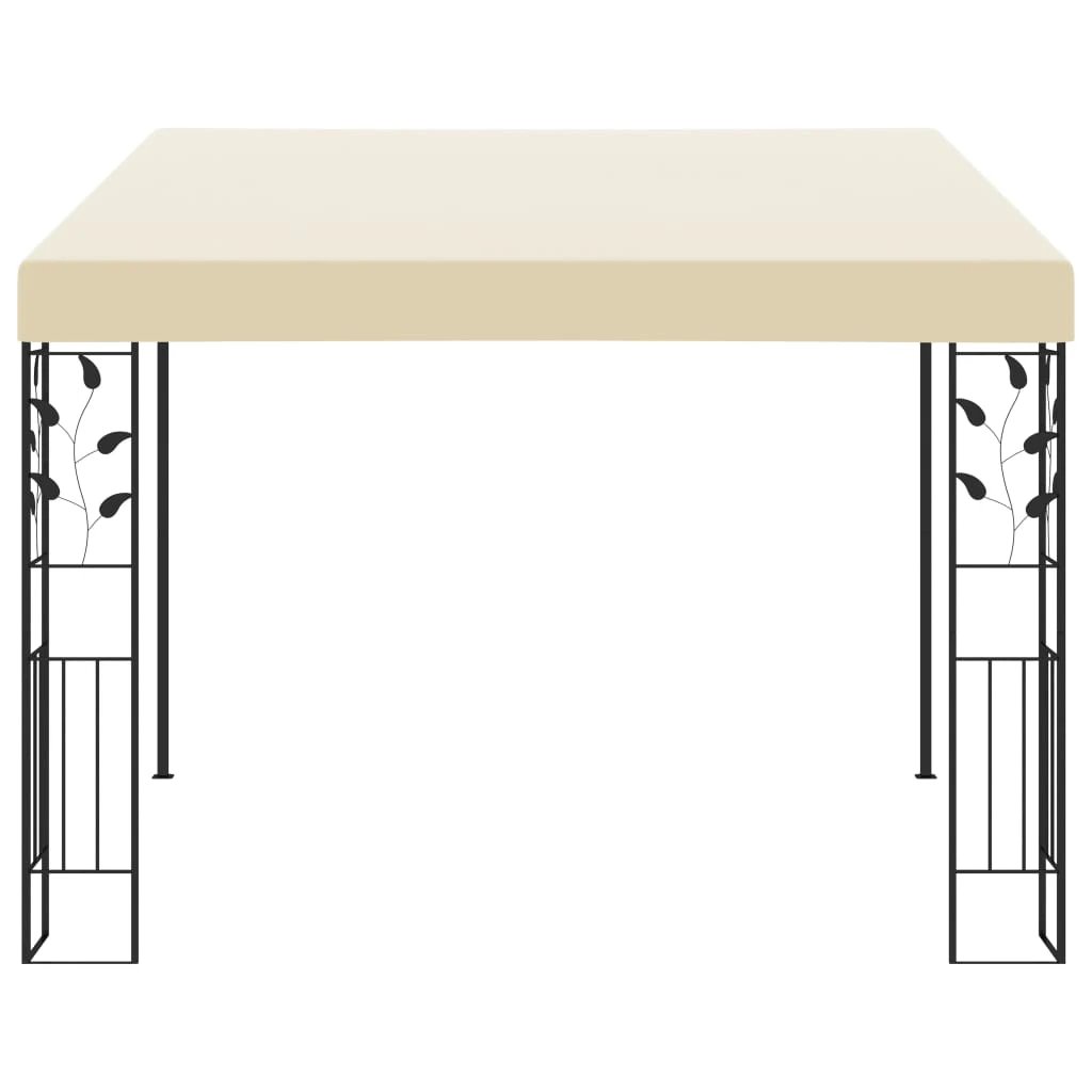 vidaXL vidaXL Wall-mounted Gazebo 3x3x2.5 m Cream - Gazebos