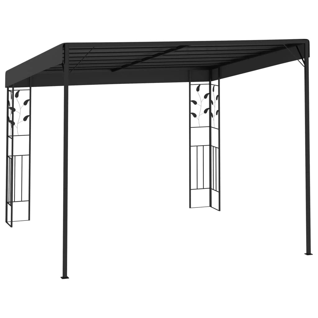 vidaXL Wall-mounted Gazebo 3x3x2.5 m Cream by vidaXL