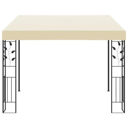 vidaXL Wall-mounted Gazebo 3x3x2.5 m Cream by vidaXL