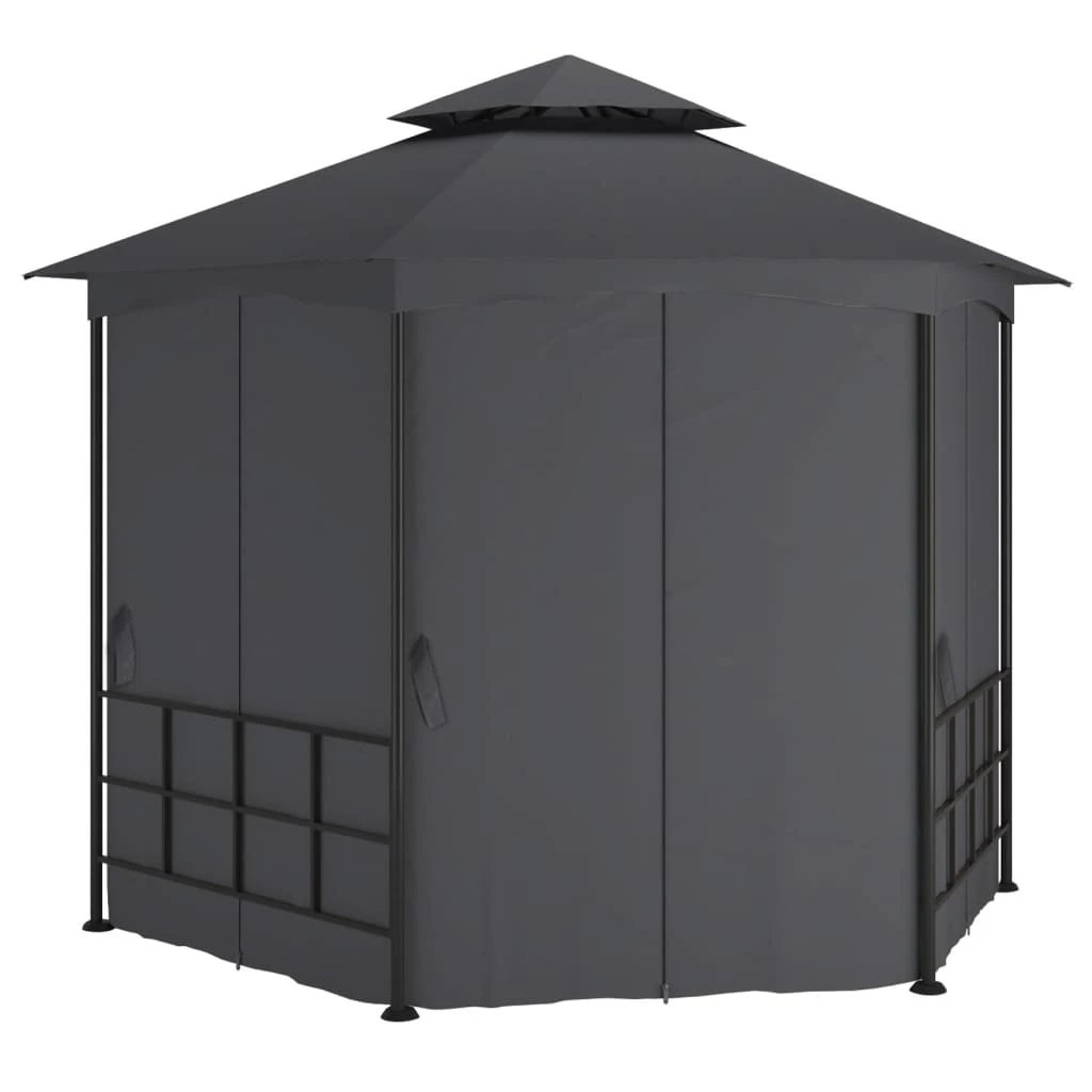 vidaXL Gazebo with Sidewalls 3.1x2.7 m Cream - Gazebos