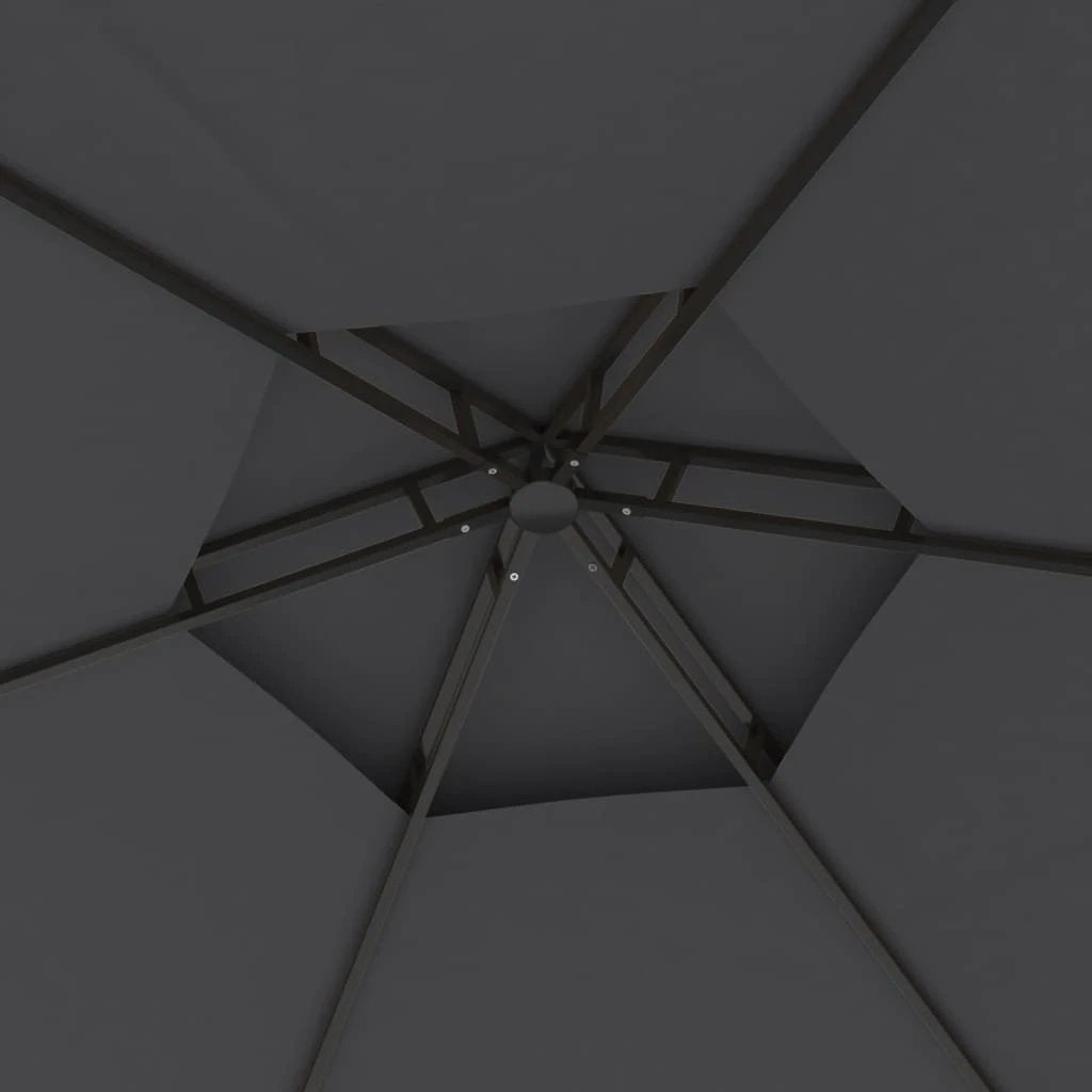 Gazebo with Sidewalls 3.1x2.7 m Cream by vidaXL
