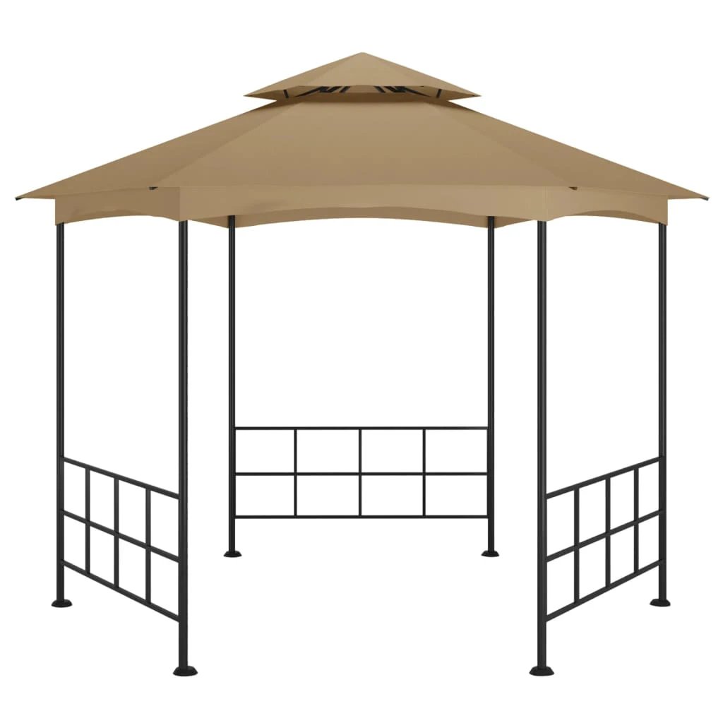 vidaXL Gazebo with Sidewalls 3.1x2.7 m Cream - Gazebos
