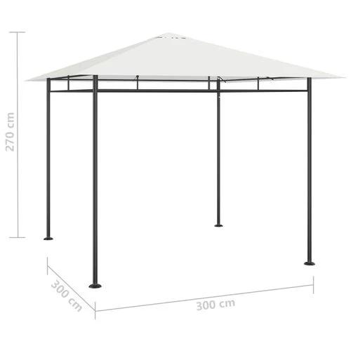 vidaXL Gazebo 3x3x2.7 m Cream 180 g/m² by vidaXL