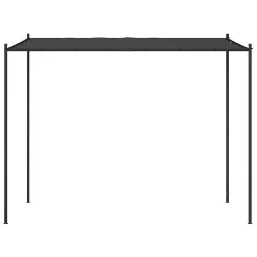 vidaXL Gazebo Anthracite 3x3 m 180 g/m² Fabric and Steel by vidaXL