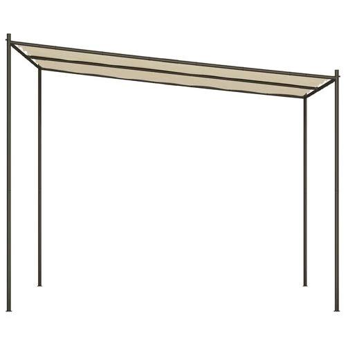 vidaXL Gazebo Beige 3x3 m 180 g/m² Fabric and Steel by vidaXL
