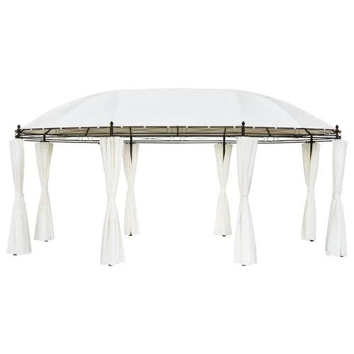 vidaXL Gazebo Cream White 530x350x265 cm by vidaXL