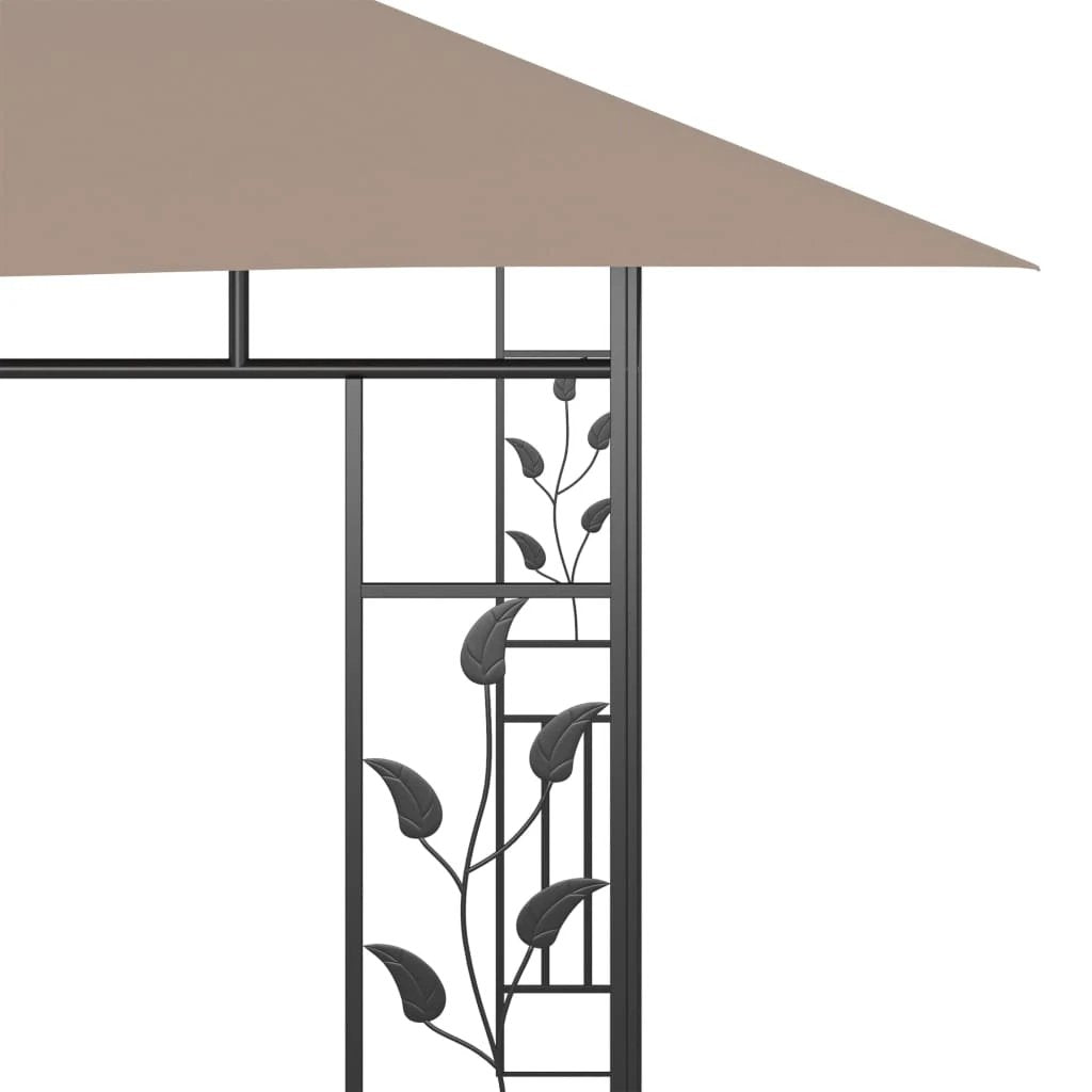 vidaXL Gazebo with Mosquito Net 3x3x2.73 m Cream 180 g/m² - Gazebos