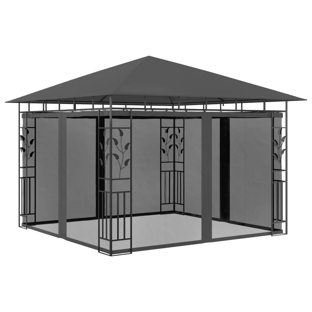 vidaXL Gazebo with Mosquito Net 3x3x2.73 m Cream 180 g/m² by vidaXL