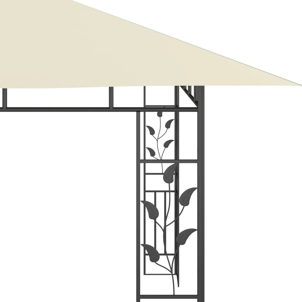 vidaXL Gazebo with Mosquito Net 3x3x2.73 m Cream 180 g/m² - Gazebos