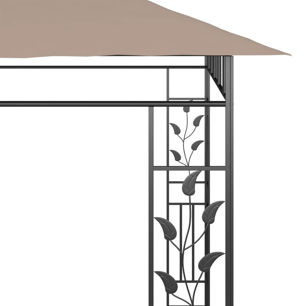 vidaXL Gazebo with Mosquito Net 3x3x2.73 m Cream 180 g/m² - Gazebos