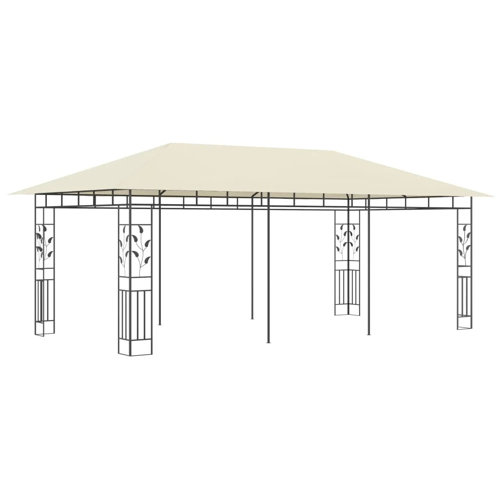 vidaXL Gazebo with Mosquito Net 3x3x2.73 m Cream 180 g/m² - Gazebos