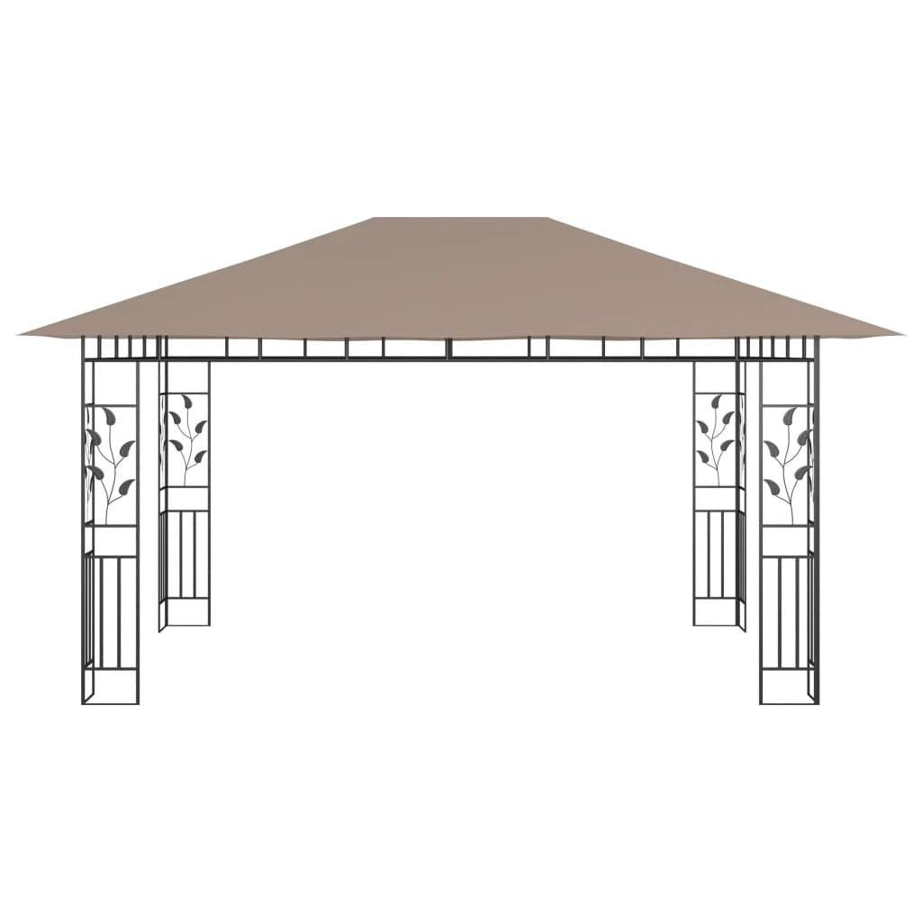 vidaXL Gazebo with Mosquito Net 3x3x2.73 m Cream 180 g/m² - Gazebos