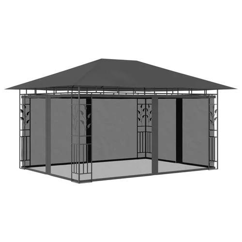 vidaXL Gazebo with Mosquito Net 3x3x2.73 m Cream 180 g/m² by vidaXL