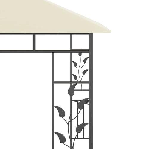 vidaXL Gazebo with Mosquito Net 3x3x2.73 m Cream 180 g/m² by vidaXL
