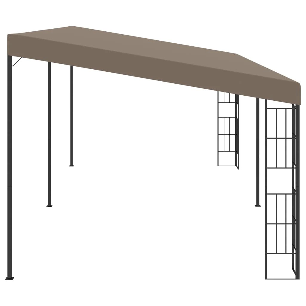 vidaXL vidaXL Wall-mounted Gazebo 3x3 m Cream Fabric - Gazebos