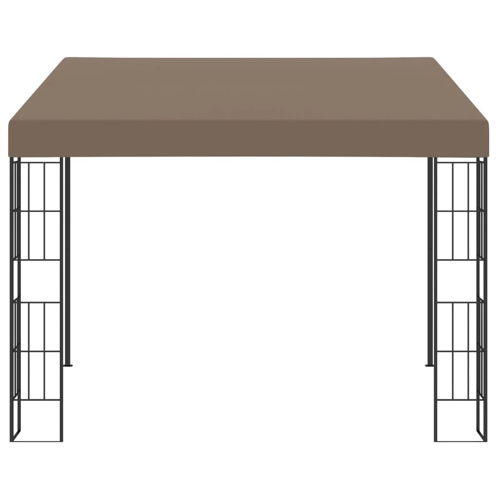vidaXL Wall-mounted Gazebo 3x3 m Cream Fabric by vidaXL