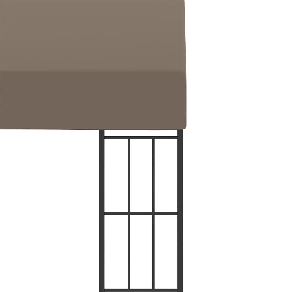 vidaXL Wall-mounted Gazebo 3x3 m Cream Fabric by vidaXL