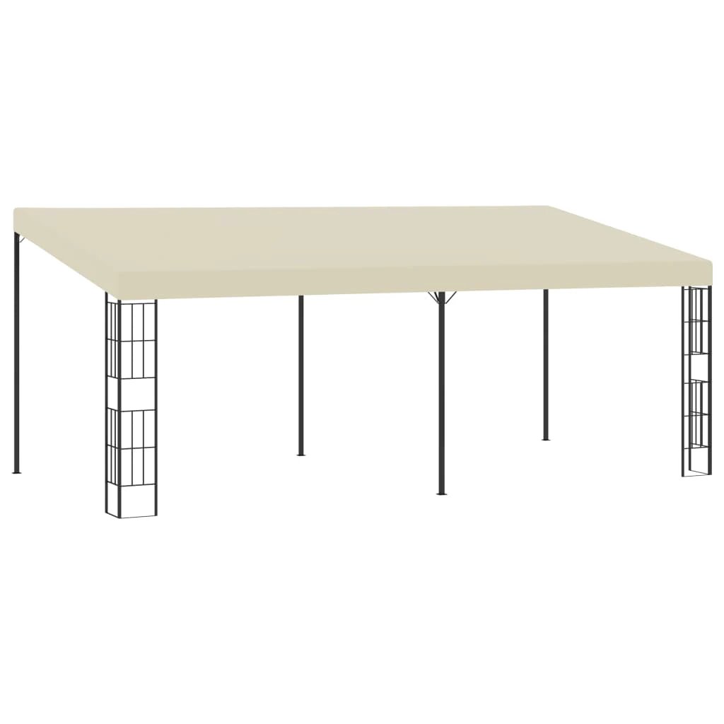 vidaXL Wall-mounted Gazebo 3x3 m Cream Fabric by vidaXL