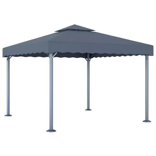 vidaXL Gazebo 300x300 cm Cream Aluminium - Gazebos