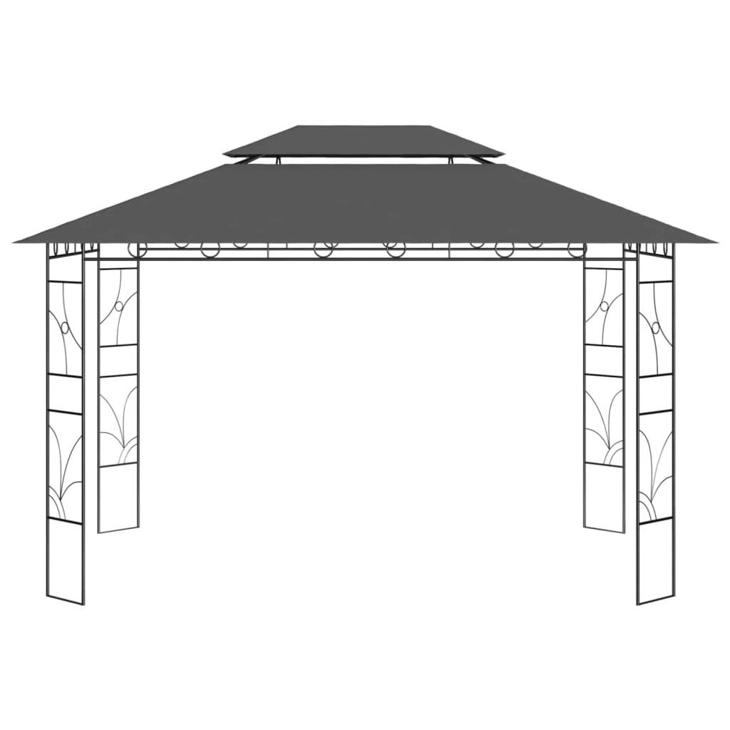 vidaXL Gazebo 4x3x2.7 m Cream 160 g/m² by vidaXL
