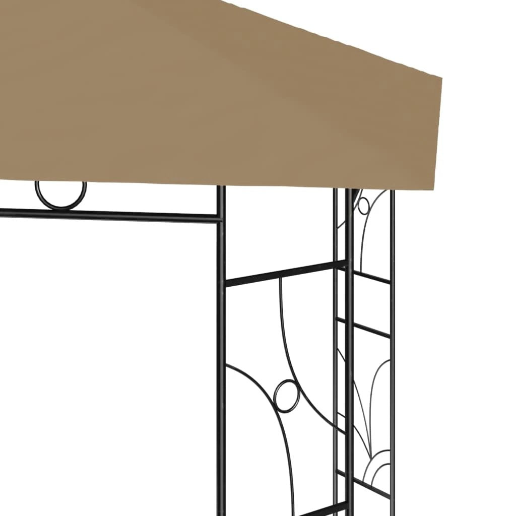 vidaXL Gazebo 4x3x2.7 m Cream 160 g/m² - Gazebos