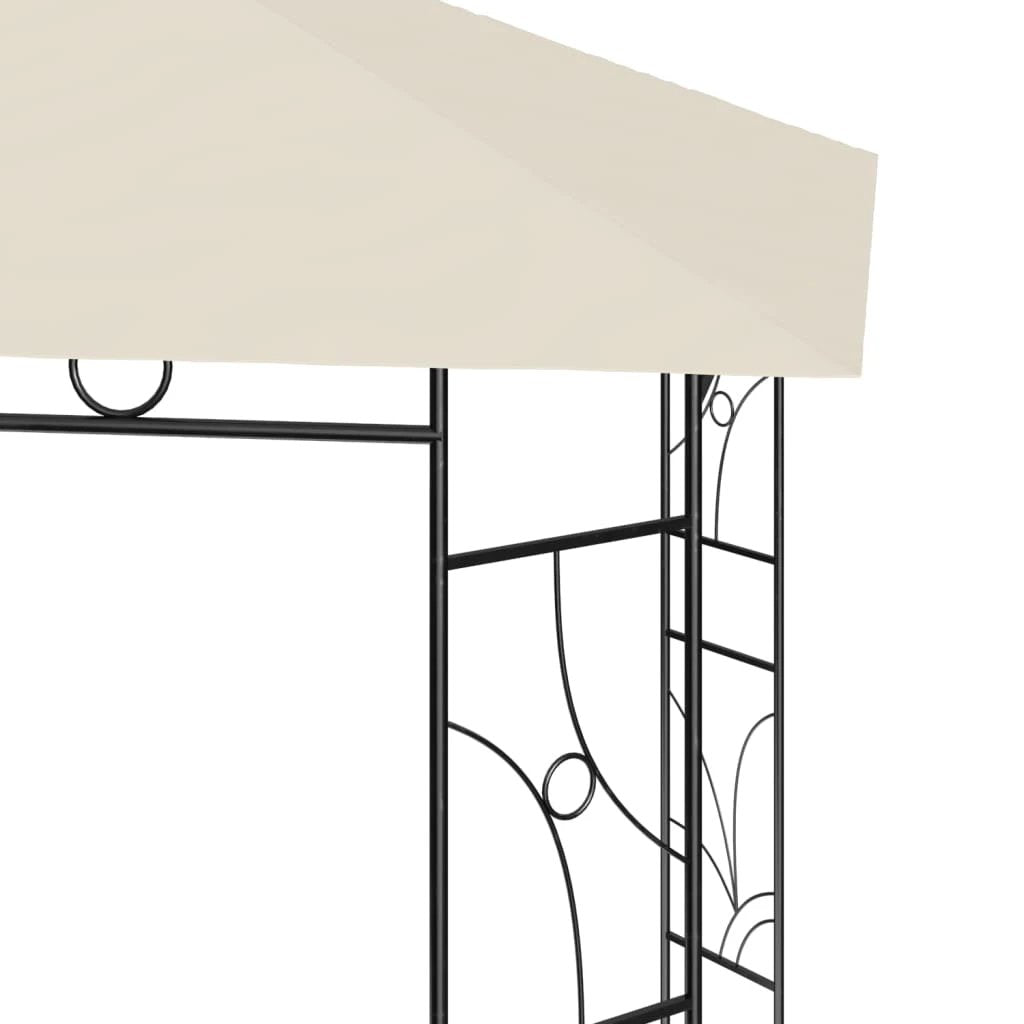 vidaXL Gazebo 4x3x2.7 m Cream 160 g/m² by vidaXL