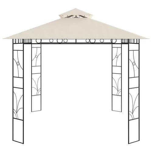 vidaXL Gazebo 4x3x2.7 m Cream 160 g/m² - Gazebos