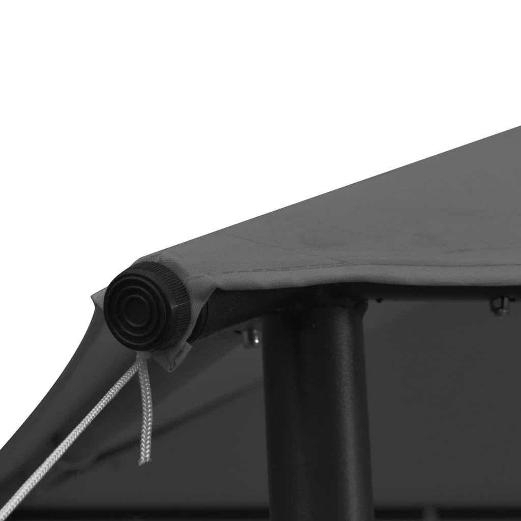 vidaXL Gazebo Pavilion Tent Canopy 4x4 m Steel Beige by vidaXL