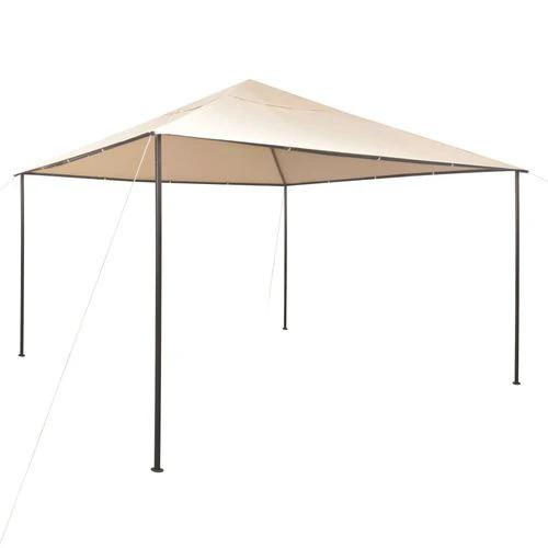 vidaXL vidaXL Gazebo Pavilion Tent Canopy 4x4 m Steel Beige - Gazebos