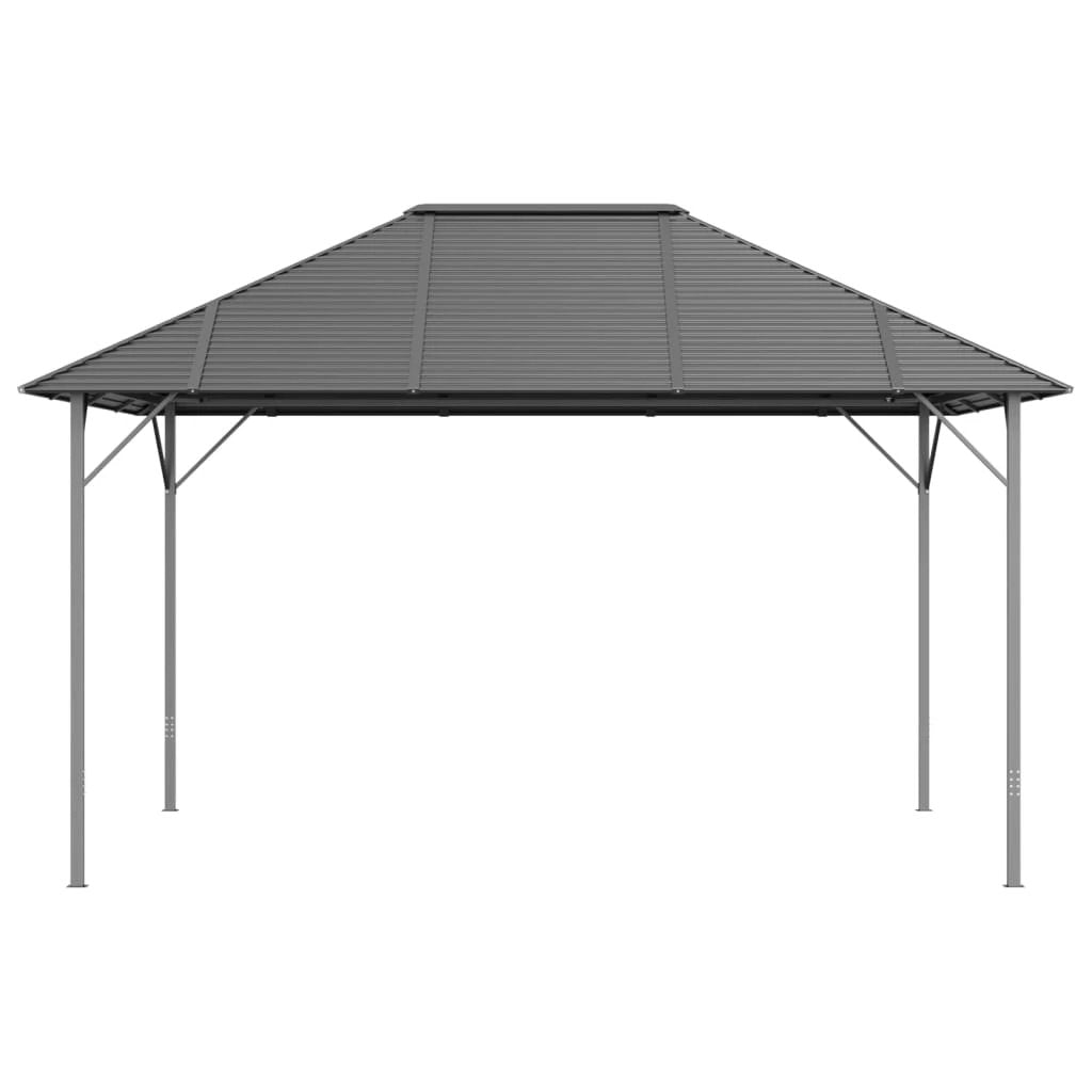 Gazebo with Roof 3x3 m Anthracite by vidaXL