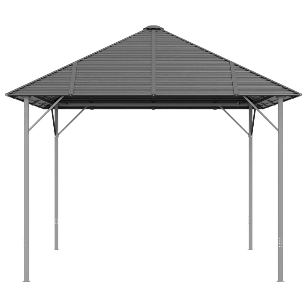 Gazebo with Roof 3x3 m Anthracite by vidaXL