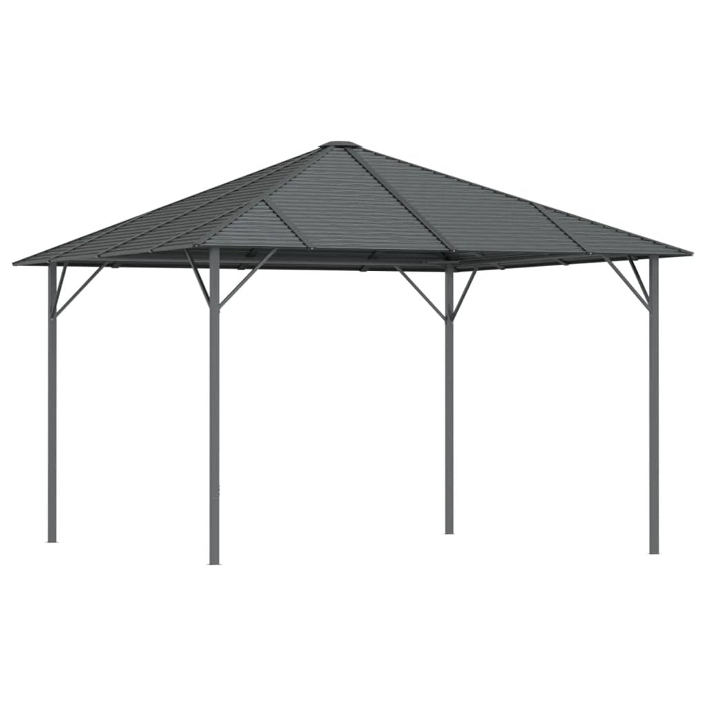 vidaXL Gazebo with Roof 3x3 m Anthracite - Gazebos