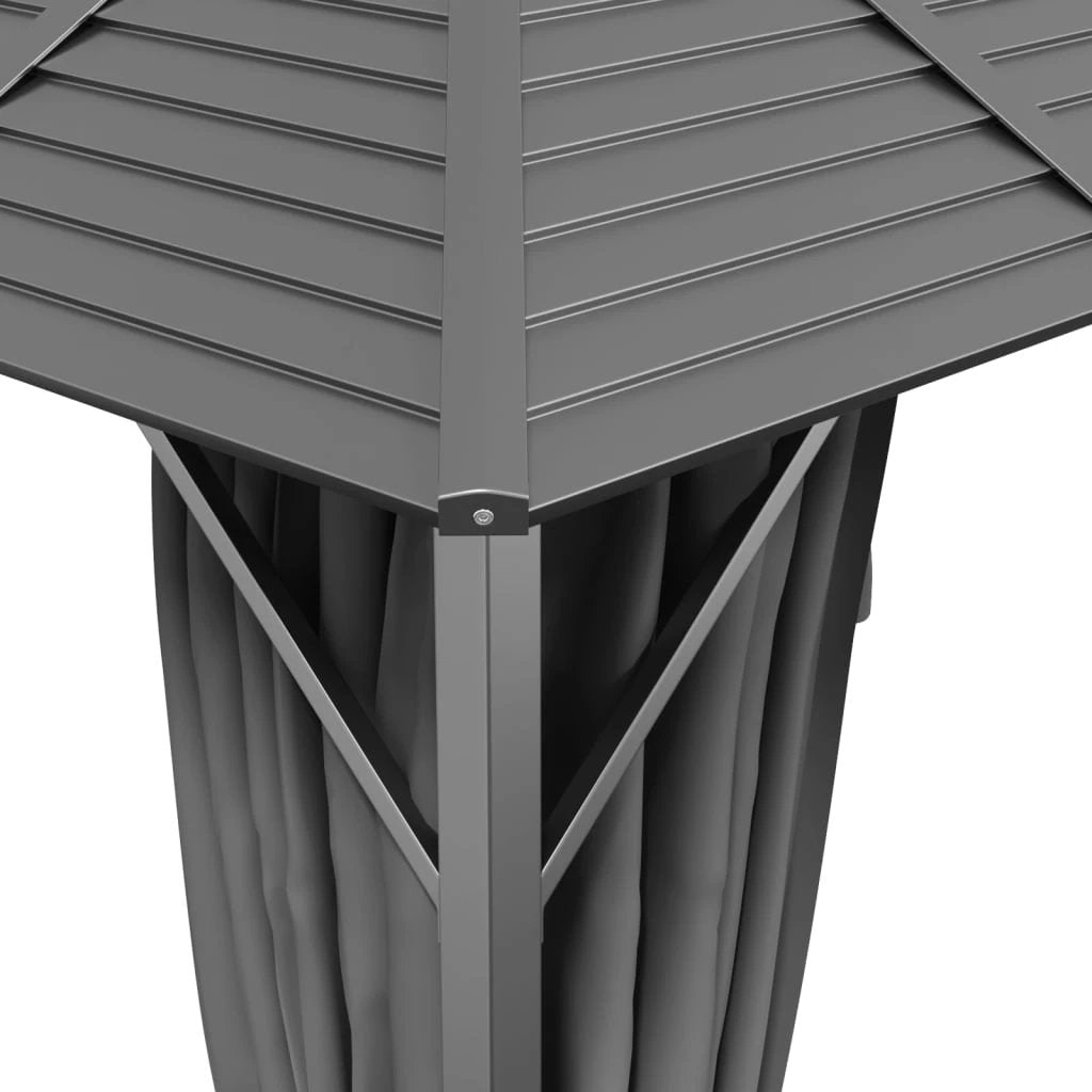vidaXL Gazebo with Roof 3x3 m Anthracite - Gazebos
