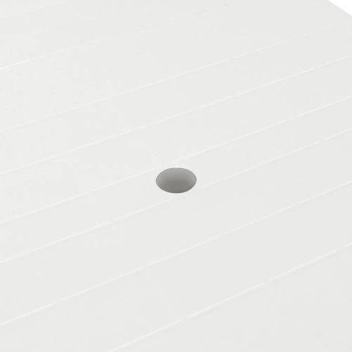 vidaXL vidaXL Garden Table White 101x68x72 cm Plastic -