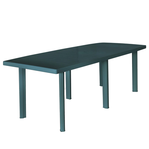 vidaXL vidaXL Garden Table White 101x68x72 cm Plastic -