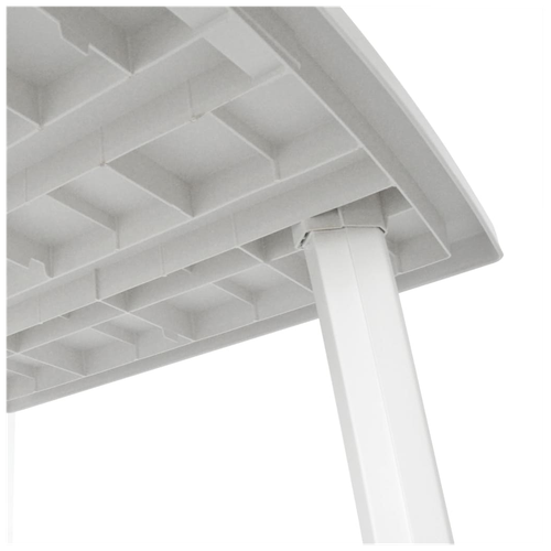 vidaXL vidaXL Garden Table White 101x68x72 cm Plastic -