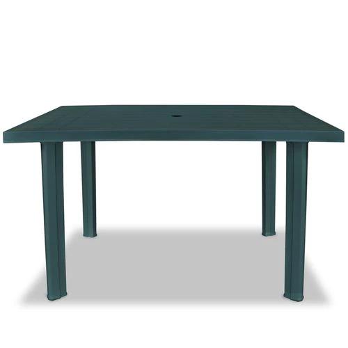 vidaXL Garden Table White 101x68x72 cm Plastic by vidaXL