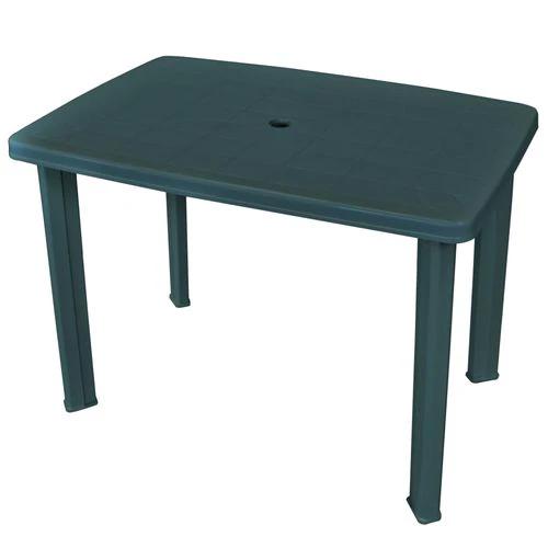 vidaXL Garden Table White 101x68x72 cm Plastic by vidaXL
