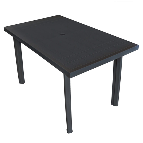vidaXL vidaXL Garden Table White 101x68x72 cm Plastic -