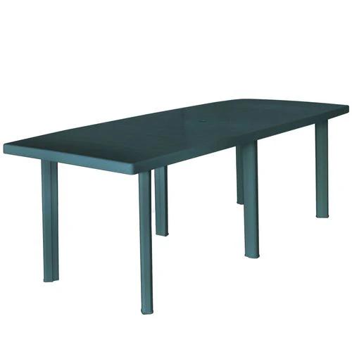 vidaXL Garden Table White 101x68x72 cm Plastic by vidaXL