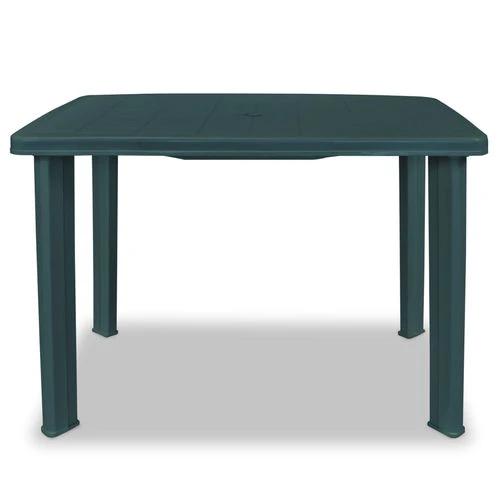 vidaXL Garden Table White 101x68x72 cm Plastic by vidaXL