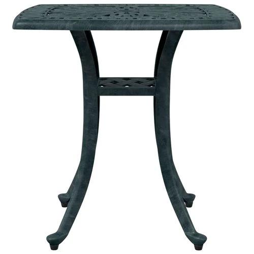 vidaXL Garden Table Bronze 53x53x53 cm Cast Aluminium by vidaXL